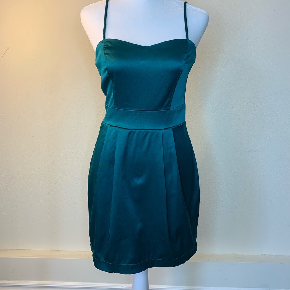Forever 21 blue green mini dress #63